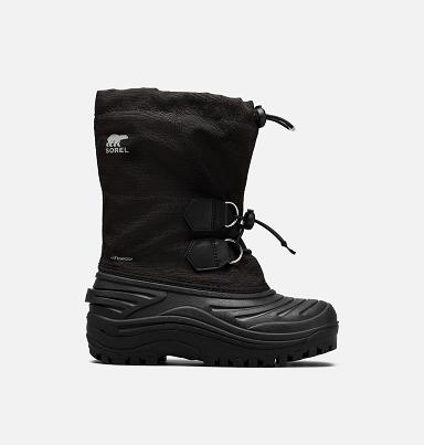 Sorel Super Trooper Boots UK - Kids Boots Black,Grey (UK4360972)